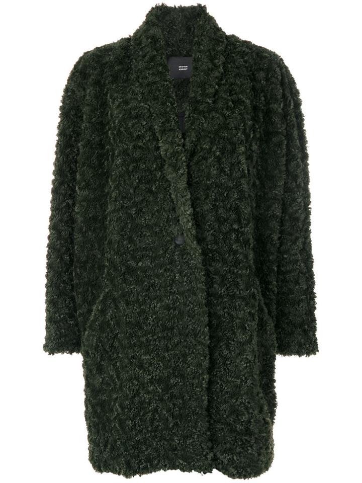 Steffen Schraut Faux Fur Coat - Green