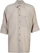Vivienne Westwood Man Freedom Shirt, Men's, Size: 50, Nude/neutrals, Cotton/linen/flax