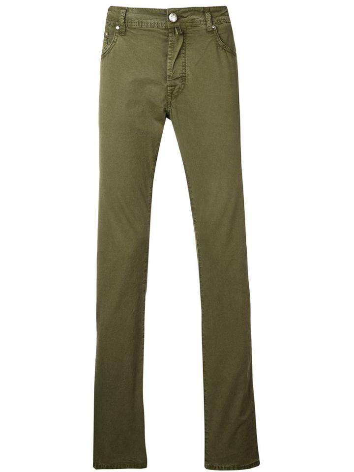 Jacob Cohen High Rise Slim Jeans - Green