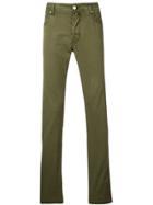 Jacob Cohen High Rise Slim Jeans - Green