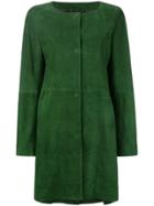 Herno Single Breasted Coat - Green