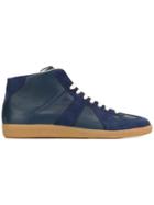 Maison Margiela 'replica' Hi-top Sneakers - Blue