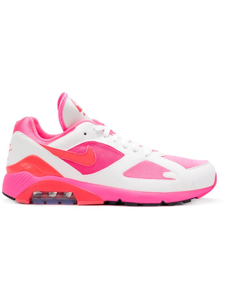 Comme Des Garçons Panelled Runner Sneakers - Pink & Purple
