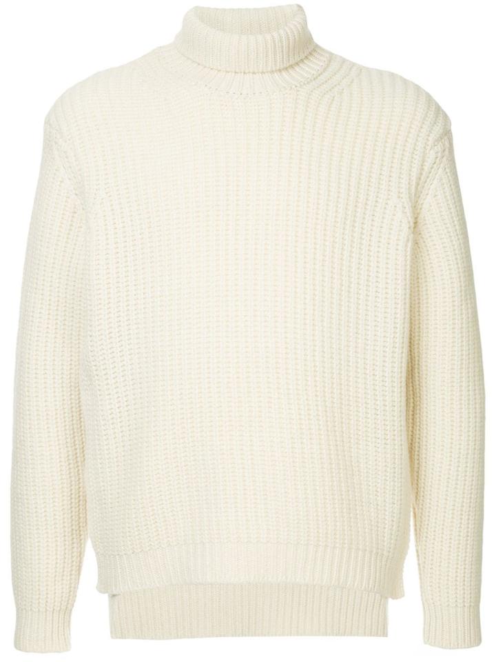 Undercover Roll Neck Jumper - White