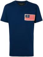 Mr & Mrs Italy Flag Patch T-shirt - Blue