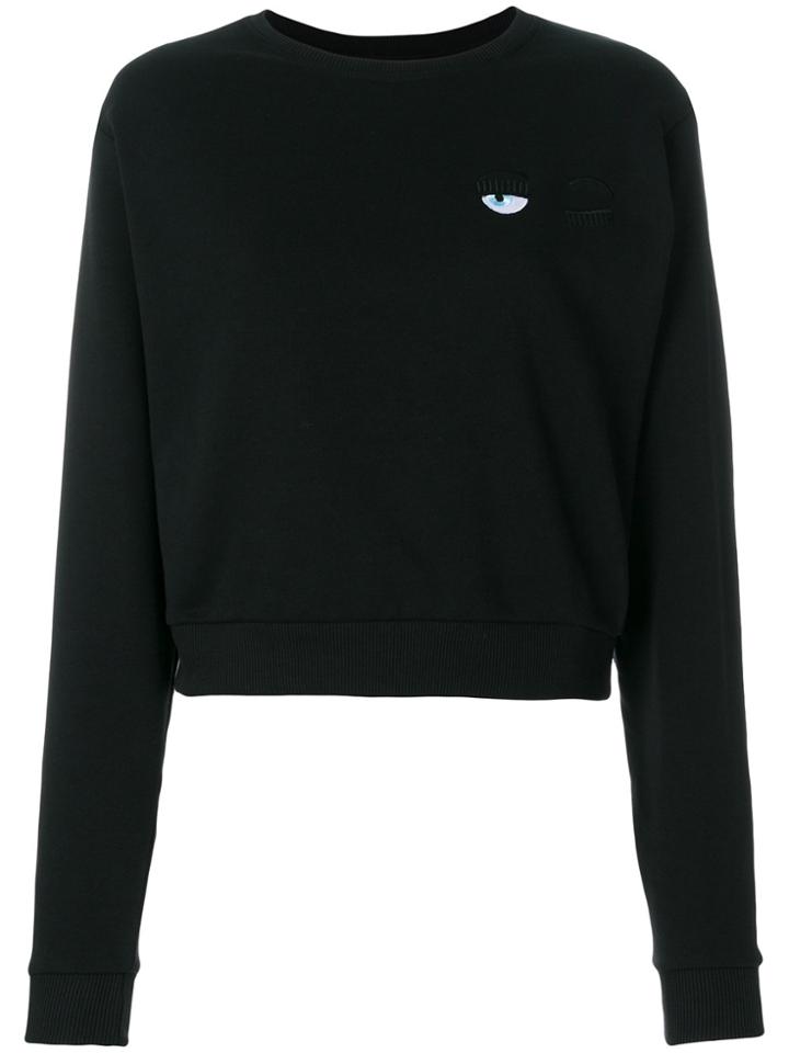 Chiara Ferragni Small Flirting Eyes Sweatshirt - Black