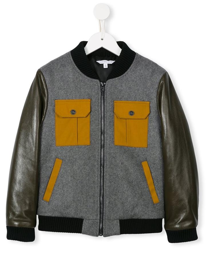 Little Marc Jacobs Multi-pocket Bomber Jacket, Boy's, Size: 12 Yrs, Grey