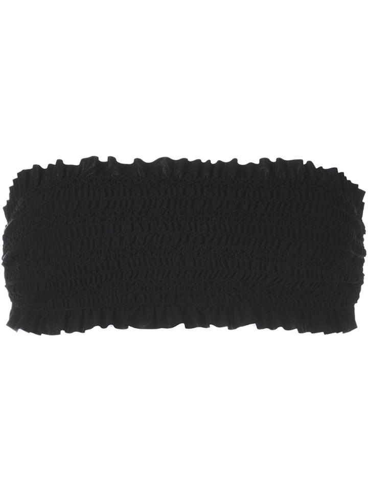 Tory Burch 'smoked' Bandeau - Black