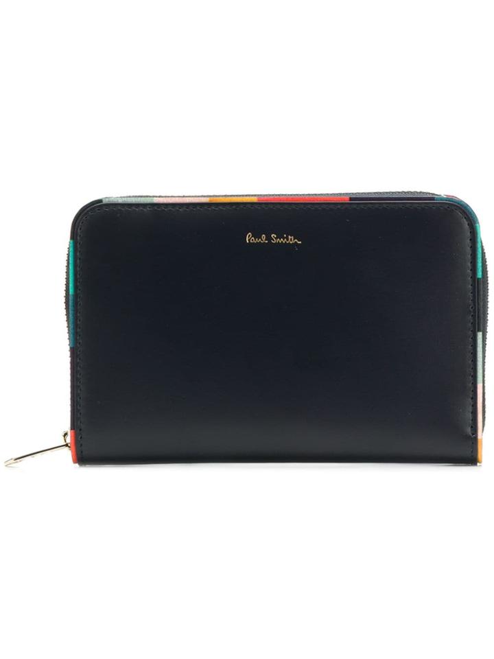 Paul Smith Artist Stripe Purse - Black