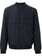 T By Alexander Wang Padded Bomber Jacket, Men's, Size: Xs, Black, Nylon