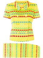 Versace Vintage Floral Print Skirt Suit - Multicolour