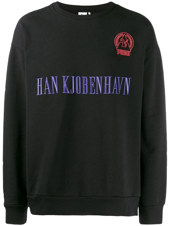 Puma Embroidered Logo Sweatshirt - Black