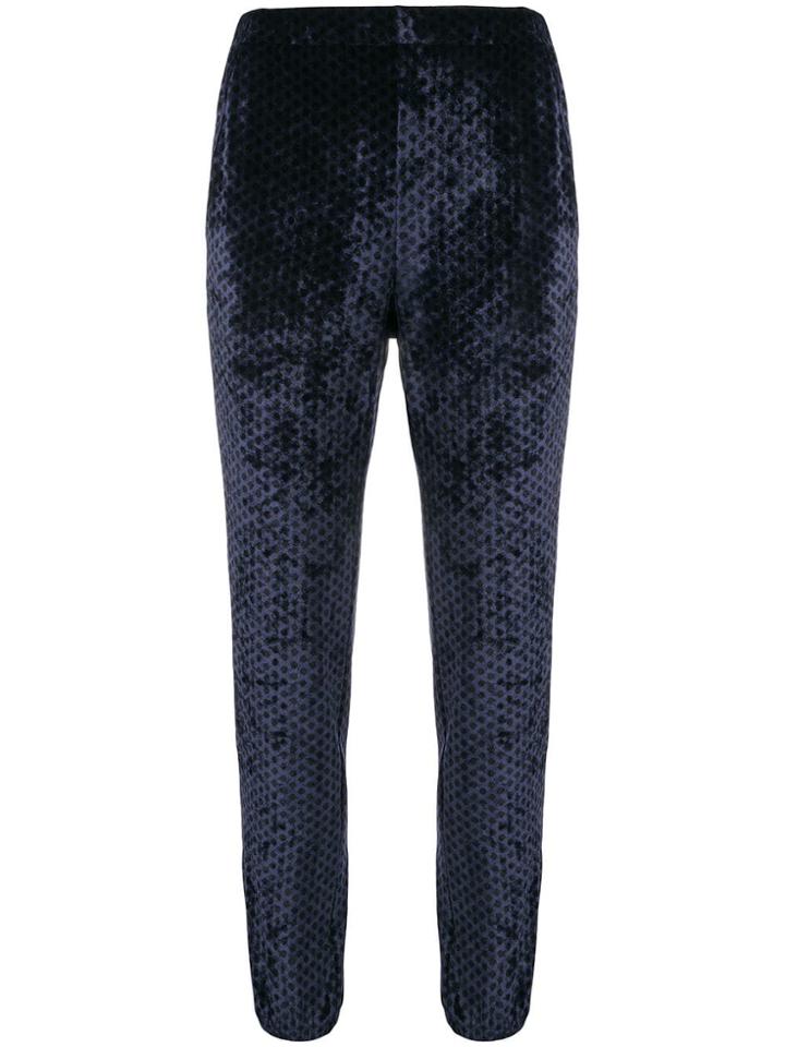Sonia Rykiel Polka Dot Track Trousers - Blue