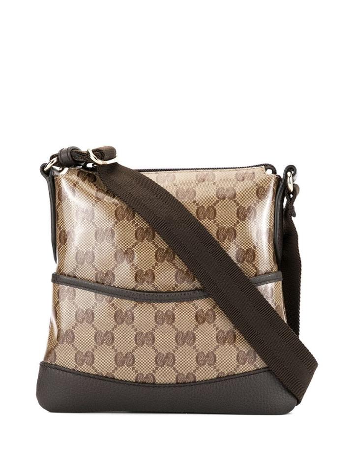 Gucci Pre-owned Gg Supreme Crossbody Bag - Brown