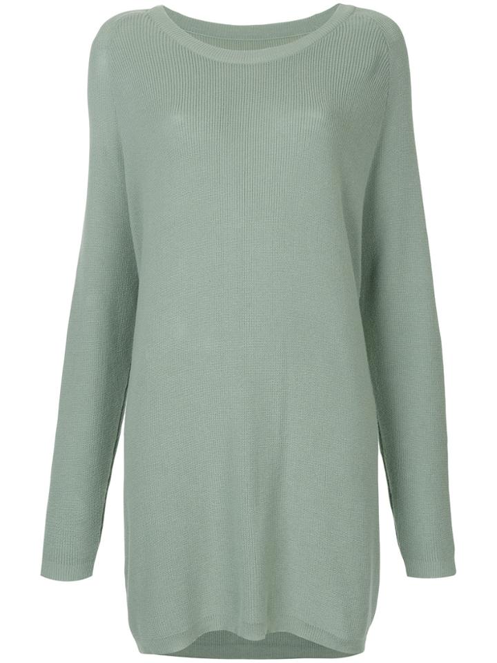 Zambesi Oversized Knitted Top - Green