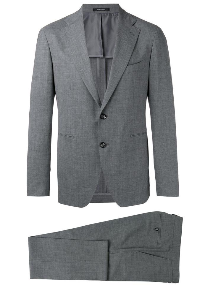 Tagliatore - Two Piece Suit - Men - Cupro/virgin Wool - 48, Grey, Cupro/virgin Wool