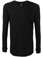Thom Krom Ribbed Longsleeved T-shirt - Black