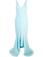 Cinq A Sept Sade Flared Gown - Blue