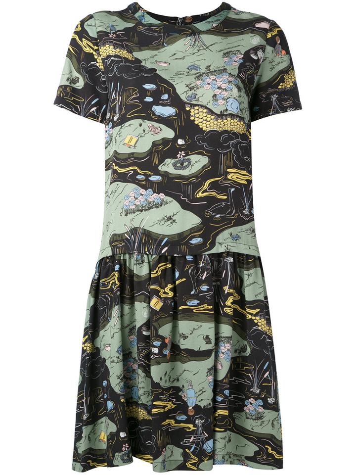 Opening Ceremony - Story Toile Mazie Dress - Women - Tencel - 6, Green, Tencel