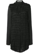 Damir Doma - Ruffled Layered Blouse - Women - Viscose - Xs, Black, Viscose