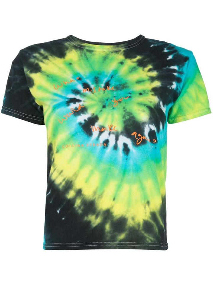 Collina Strada Tie Dye T-shirt - Blue