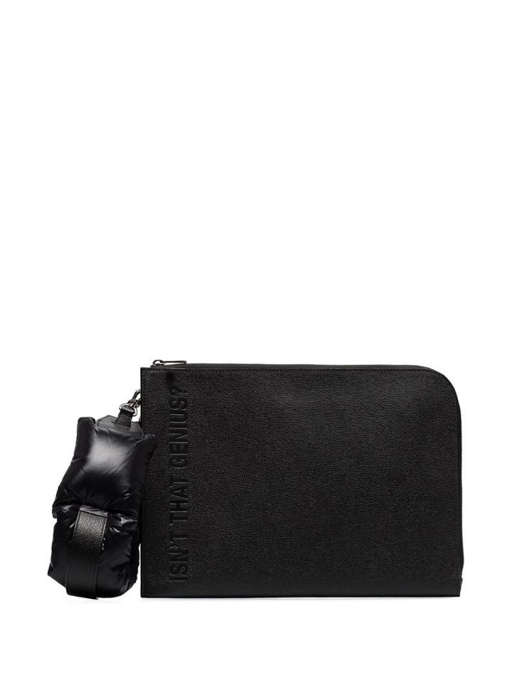 Moncler X Valextra Portfolio Clutch - Black