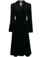 Alaïa Vintage Velvet Coat - Black