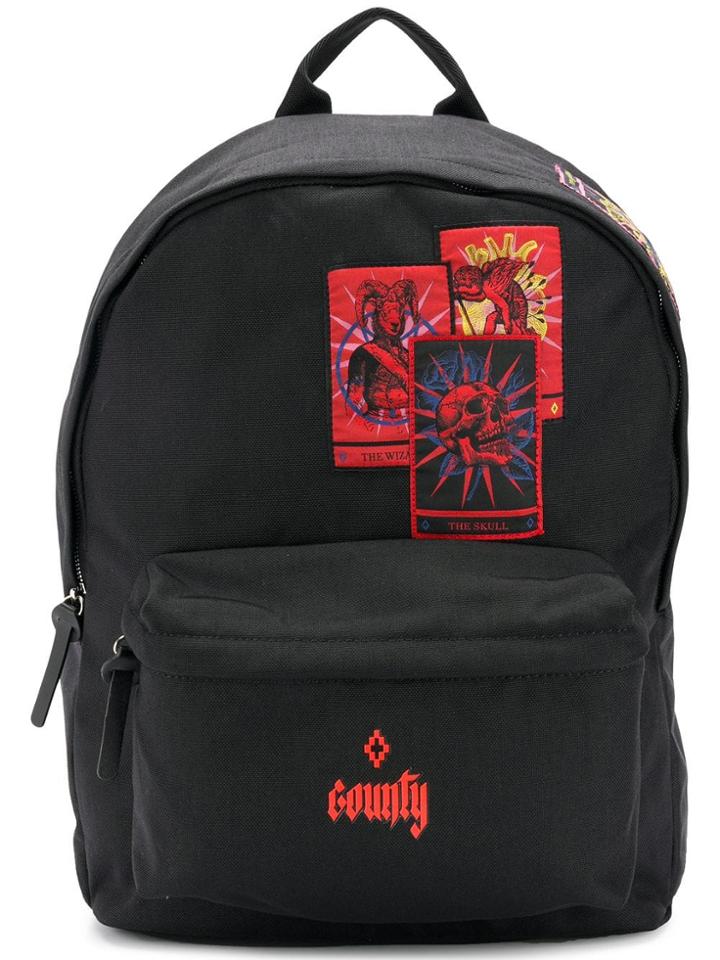 Marcelo Burlon County Of Milan Tarot Print Backpack - Black