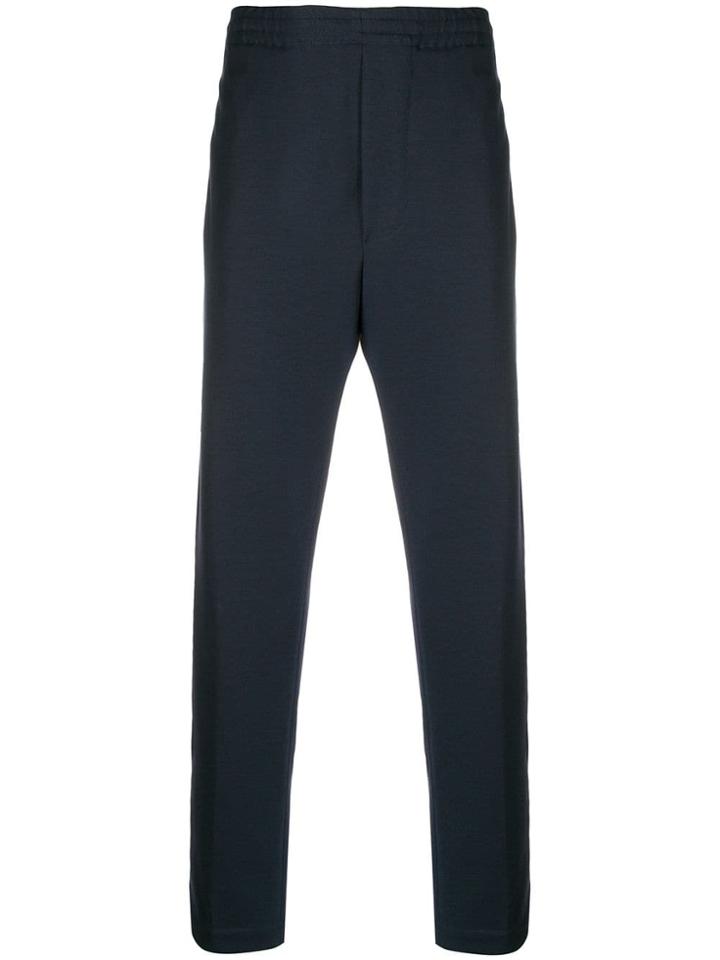 Mauro Grifoni Drawcord Trousers - Blue
