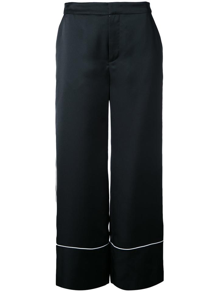 Le Ciel Bleu Straight Trousers, Women's, Size: 34, Black, Polyester
