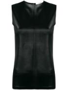 Givenchy Faux-leather Top - Black