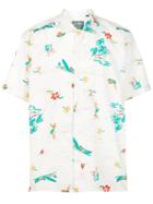 Gitman Vintage Hawaii Printed Shirt - White