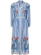 Temperley London Trelliage Shirt Dress - Blue