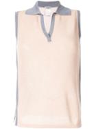 Chanel Pre-owned Stripe Tank Top - Neutrals