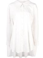 Uma Wang Aged Effect Oversized Shirt - White