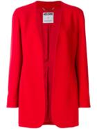 Moschino Pre-owned Relaxed Open Blazer - Red