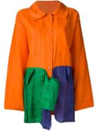 Jc De Castelbajac Vintage Oversized Light Coat, Women's, Size: Medium, Yellow/orange