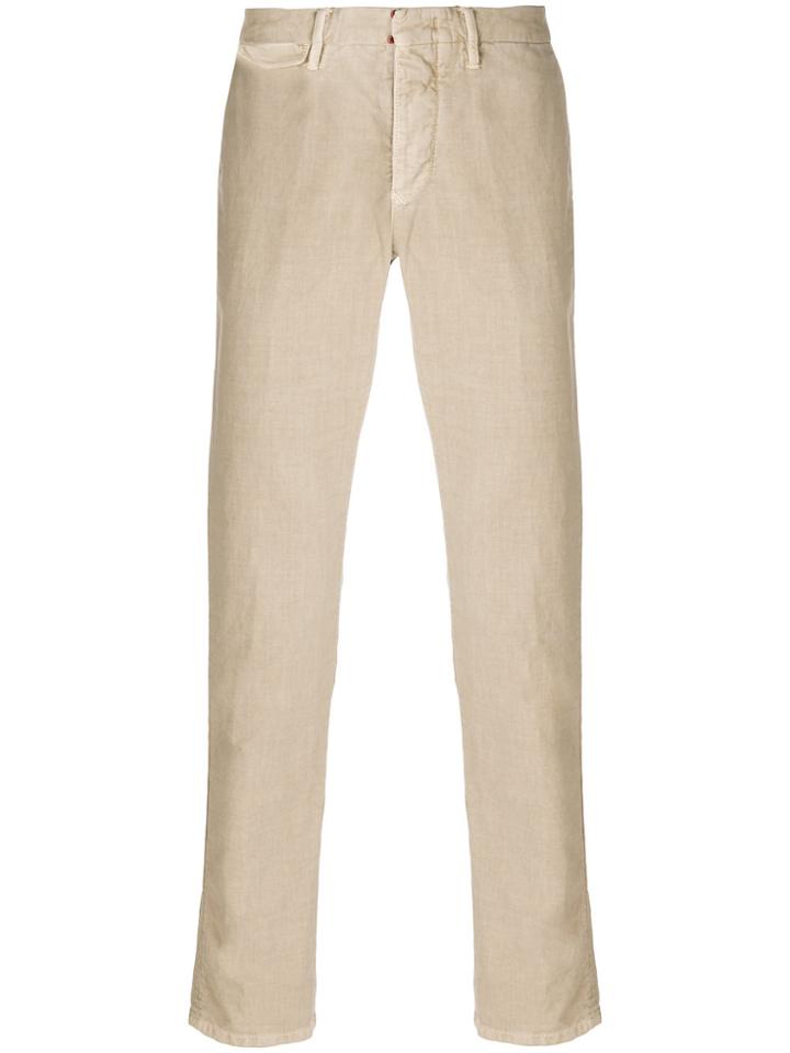 Incotex Classic Slim-fit Chinos - Brown
