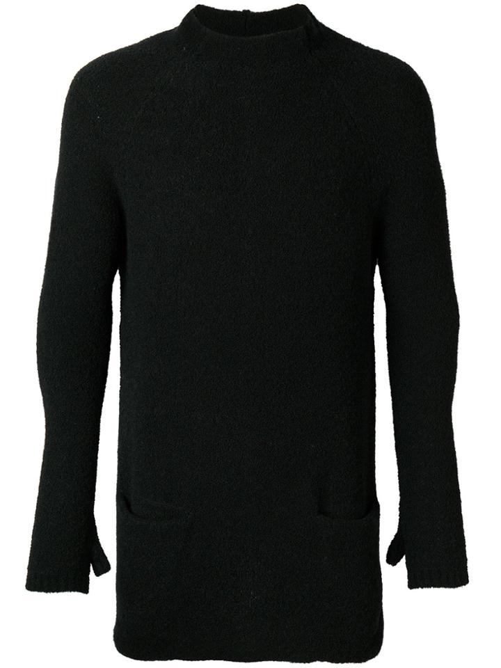 The Viridi-anne Double Pocket Turtleneck - Black