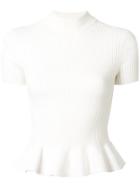 Alexander Wang Rib-knit T-shirt - White
