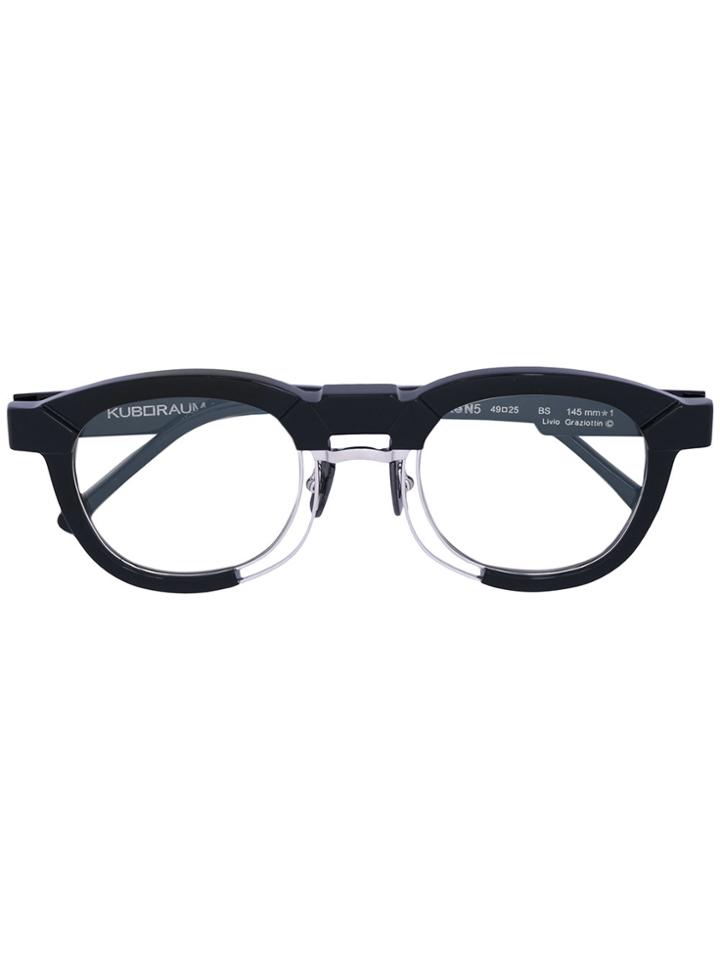 Kuboraum Thick-rimmed Glasses - Black