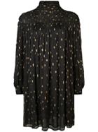 Frame Polka Dot Shift Dress - Black