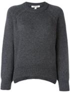 Elizabeth And James Crew Neck Jumper, Women's, Size: Small, Grey, Wool/nylon