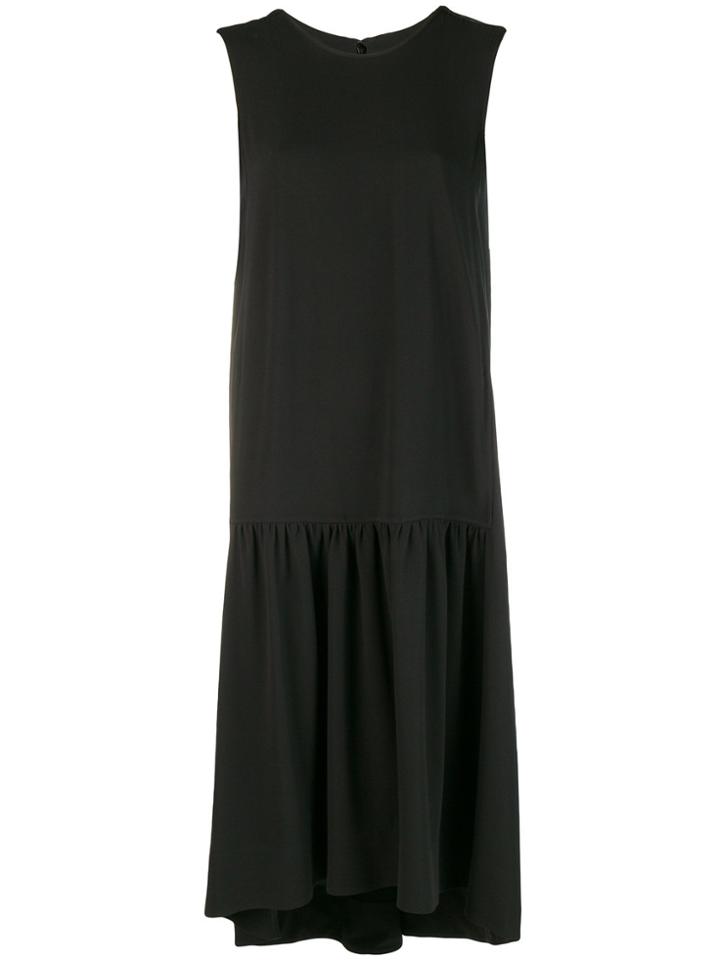 Salvatore Ferragamo High-low Hem Dress - Black