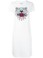 Kenzo - Tiger Sweatshirt Dress - Women - Cotton - M, White, Cotton