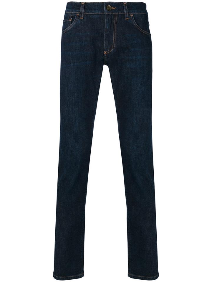 Dolce & Gabbana - Regular Fit Jeans - Men - Cotton/spandex/elastane - 52, Blue, Cotton/spandex/elastane