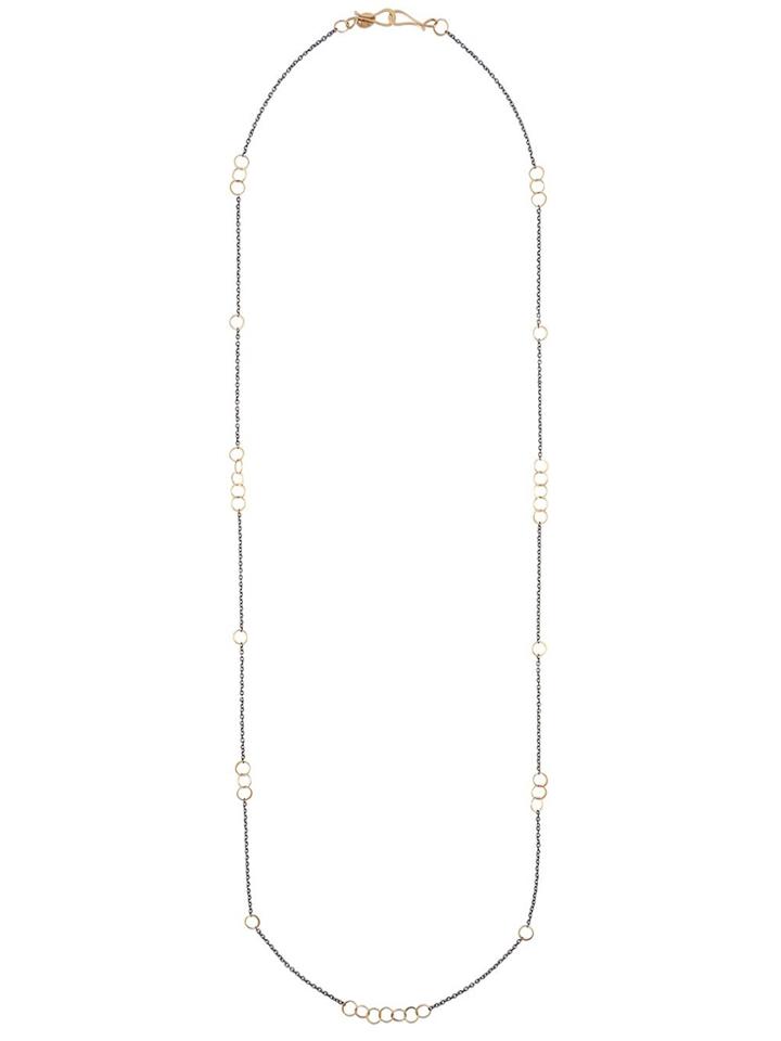 Melissa Joy Manning Chain Link Necklace - Grey