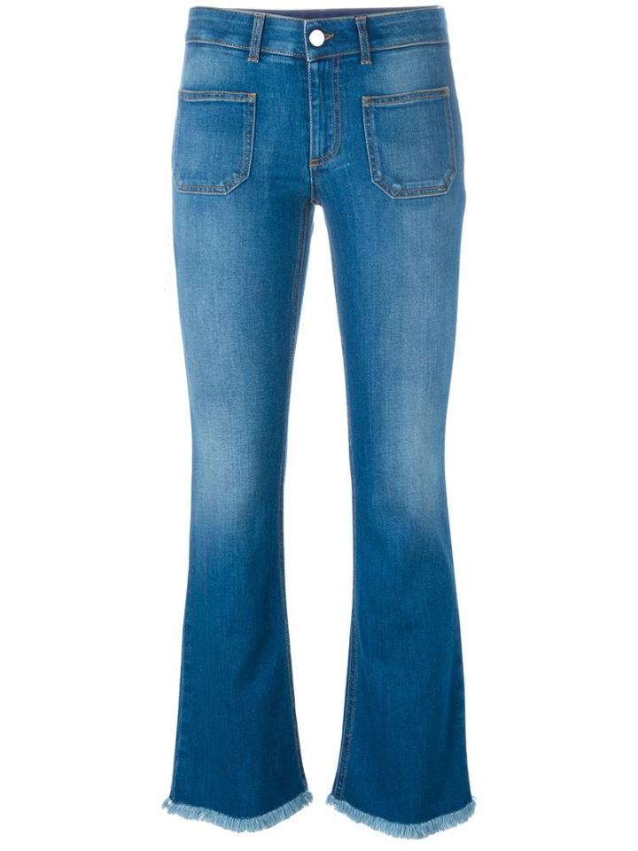 Stella Mccartney Bootcut Jeans, Women's, Size: 29, Blue, Cotton/spandex/elastane