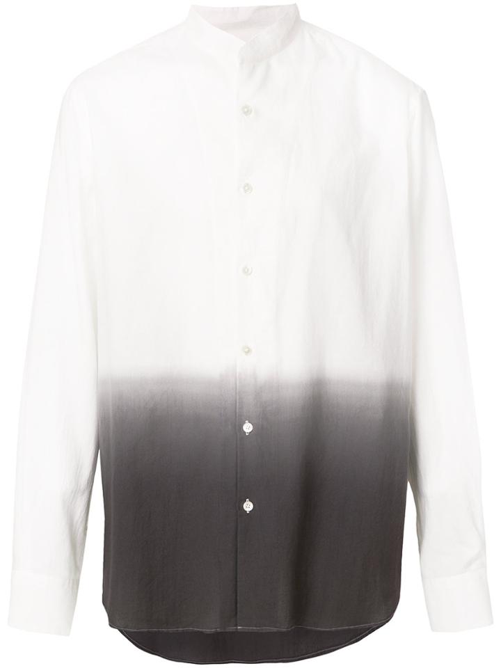 Ann Demeulemeester Gradient-effect Shirt - White