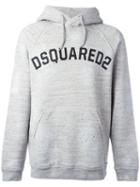 Dsquared2 Chest Logo Hoodie, Men's, Size: Xl, Grey, Cotton